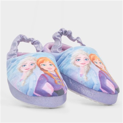 Kids Lilac Mule Slingback Slipper