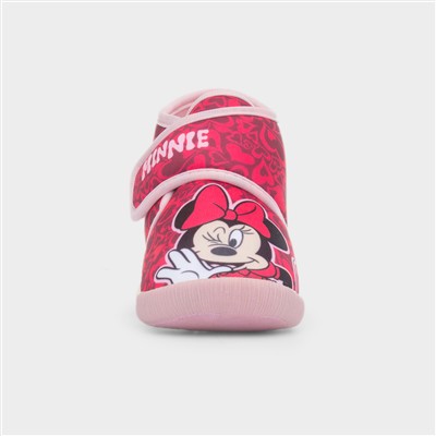 Pink Kids Easy Fasten Slipper