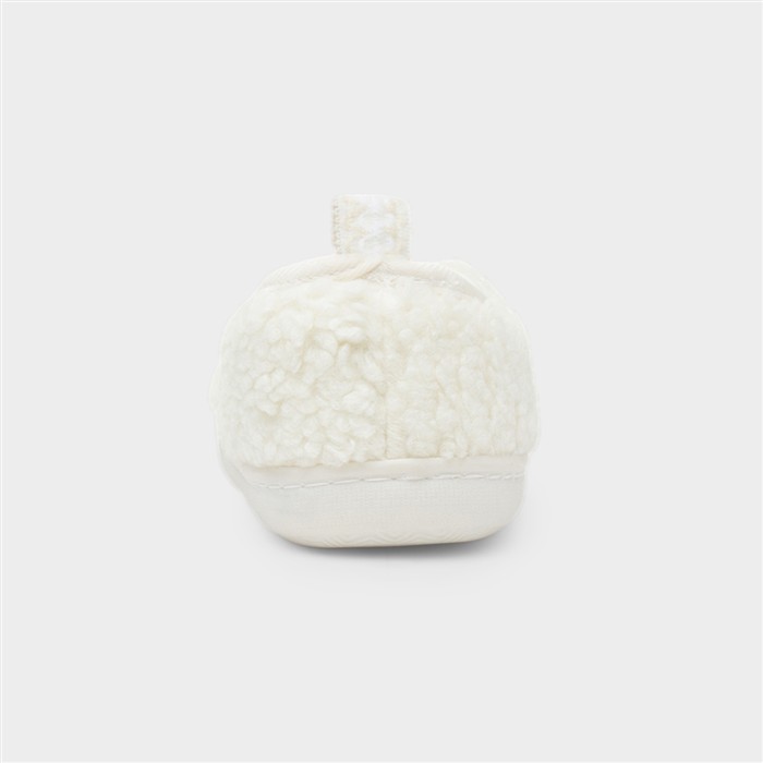 Kids White Character Full Slipper