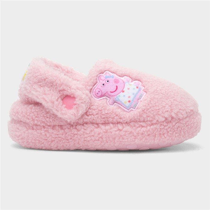 Kids Pink Character Full Slipper