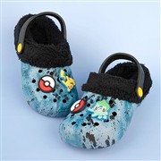 Pokémon Marnoch Kids Blue Warm Lined EVA Clog (Click For Details)