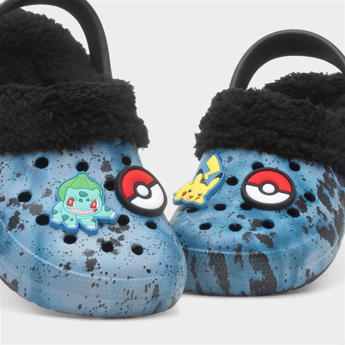 Marnoch Kids Blue Warm Lined EVA Clog