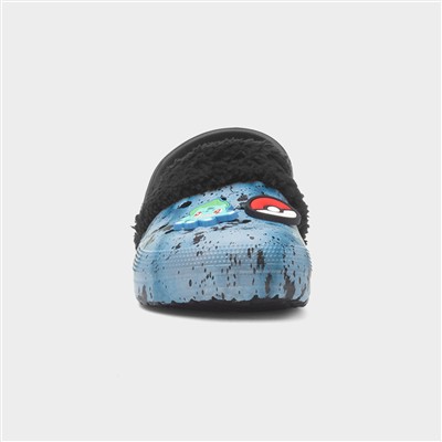 Marnoch Kids Blue Warm Lined EVA Clog