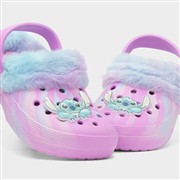 Disney Stitch Sligo Kids Multi Faux Fur EVA Clog (Click For Details)