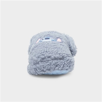 Kids Blue Warm Lined Clog