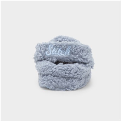 Kids Blue Warm Lined Clog