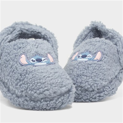 Kids Blue Warm Lined Clog
