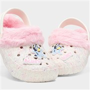 Bluey Kids Pink Faux Fur Lined EVA Clog (Click For Details)