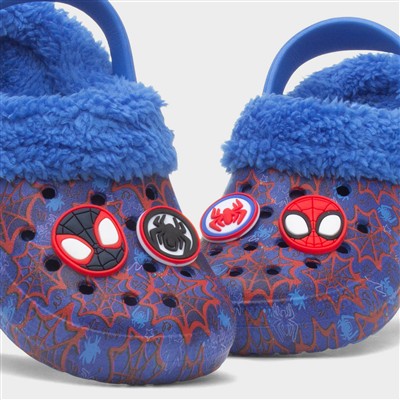 Kids Blue Warm Lined EVA Clog