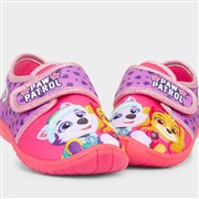 Paw Patrol Fuchsia Kids Easy Fasten Full Slipper (Click For Details)