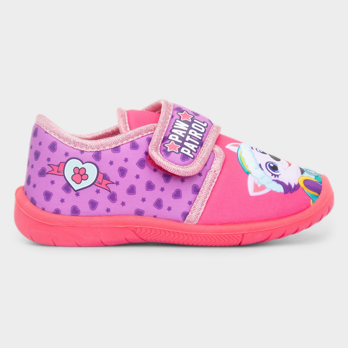 Fuchsia Kids Easy Fasten Full Slipper