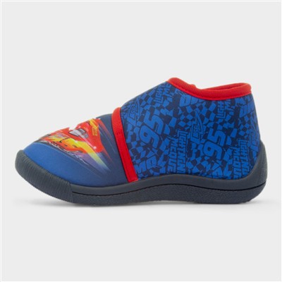Kids Blue Easy Fasten Slipper