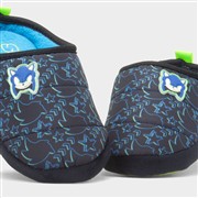 Sonic The Hedgehog Kids Black Mule Slipper (Click For Details)