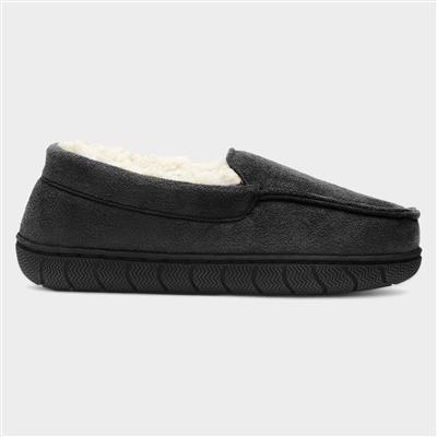 Otis Boys Black Moccasin