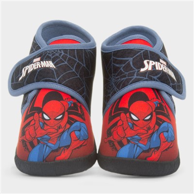 Kids Navy Character Slippers