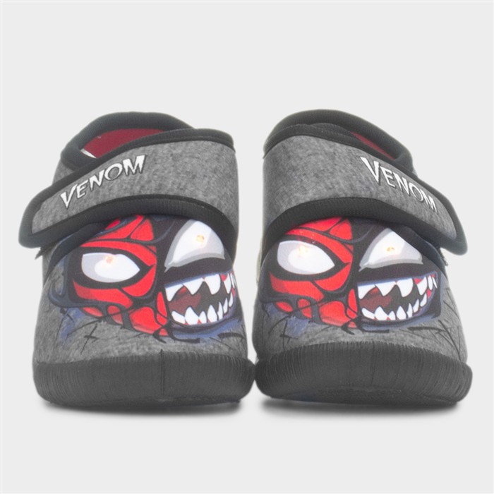 Kids Grey Light Up Character Slipper
