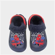 Spider-Man Kids Navy Slip On Slingback Slipper (Click For Details)