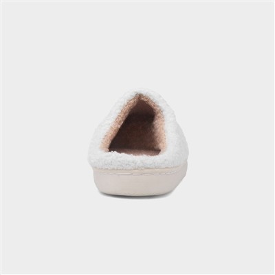 Womens Cream Gonk Mule Slipper