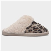 Jo & Joe Nala Womens Beige Leopard Print Slipper (Click For Details)