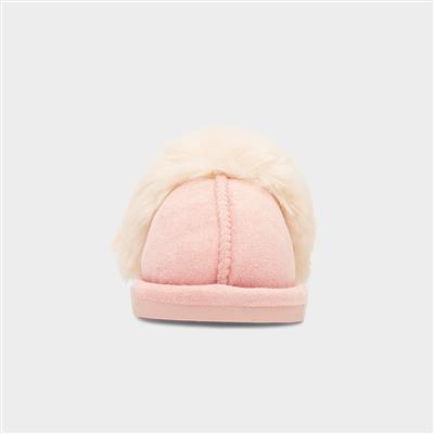 Holly Girls Pink Mule Slipper