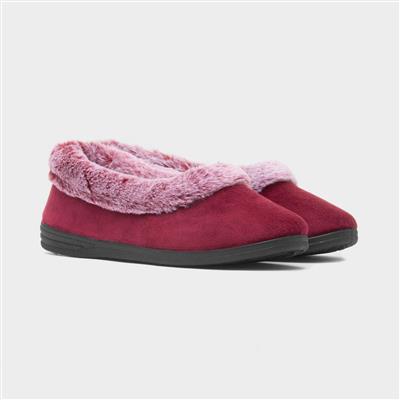 Gracie Womens Red Slipper