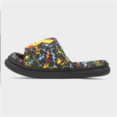 Kids Multi Pikachu Warm Lined Slipper