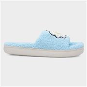 Jo & Joe Happy Womens Light Blue Slipper (Click For Details)