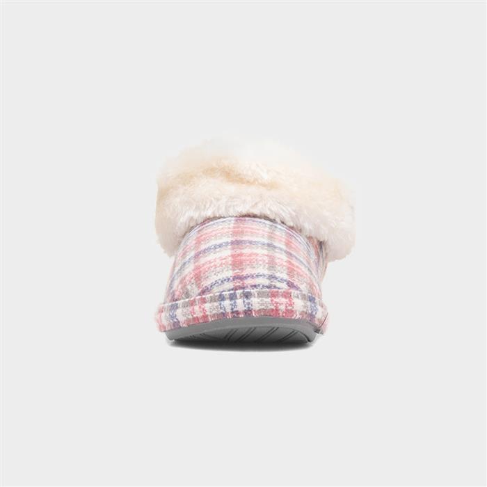 Shamrock Womens Multi Faux Fur Slipper