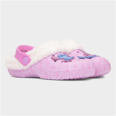 Birst Kids Pink Warm Lined EVA Clog