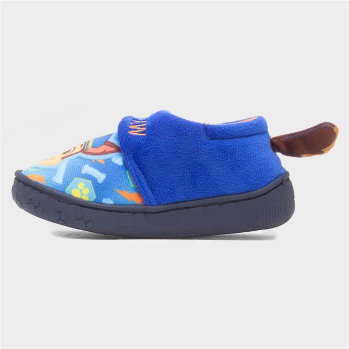 Paw Patrol Kids Blue Easy Fasten Slipper