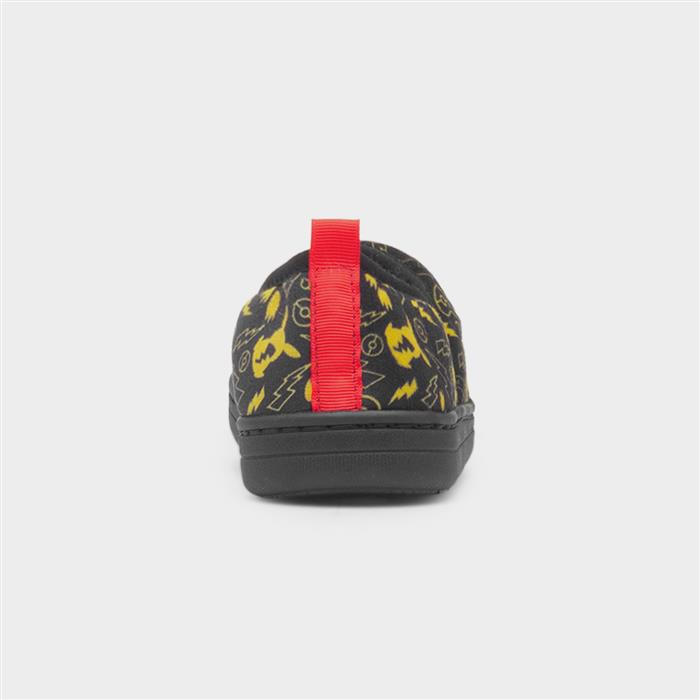 Buzz Kids Black Pikachu Full Slipper