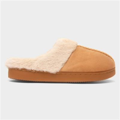 Zoe Womens Chestnut Mule Slipper