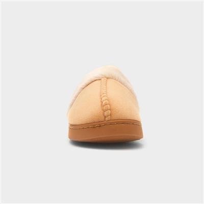 Zoe Womens Chestnut Mule Slipper