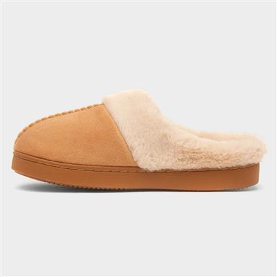 Zoe Womens Chestnut Mule Slipper