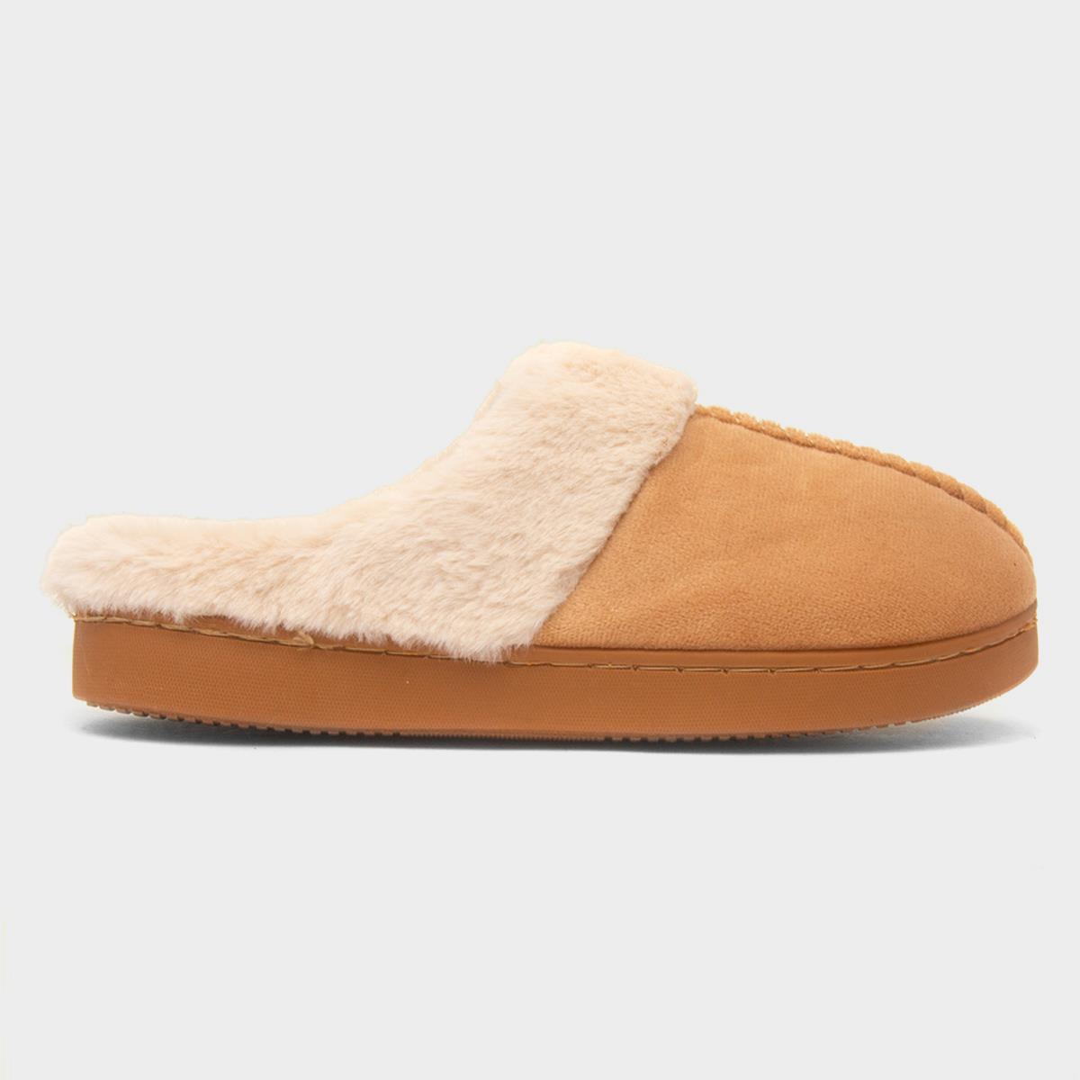 Zoe Womens Chestnut Mule Slipper