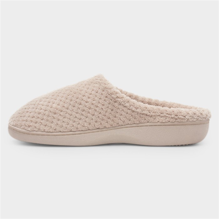 Popcorn Terry Womens Oat Mule Slipper