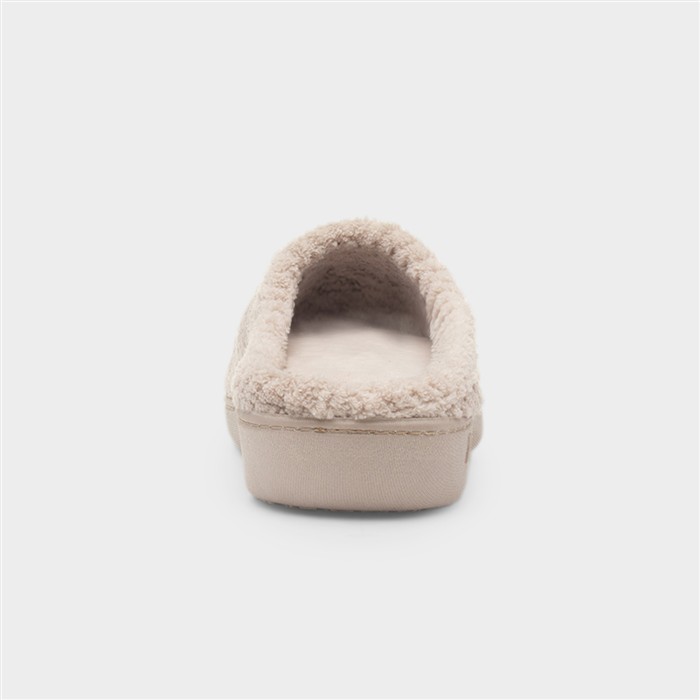 Popcorn Terry Womens Oat Mule Slipper