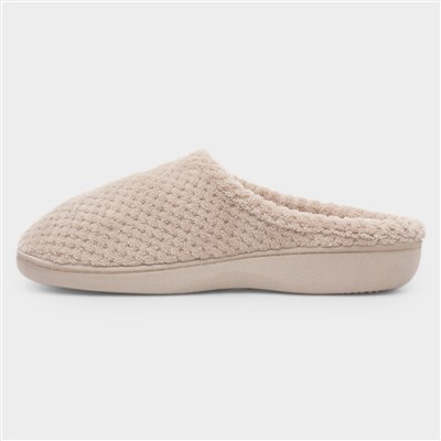 Popcorn Terry Womens Oat Mule Slipper