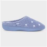 Totes Popcorn Terry Womens Iris Blue Slipper (Click For Details)
