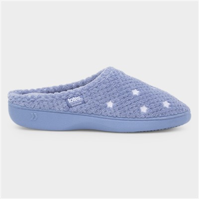Popcorn Terry Womens Iris Blue Slipper