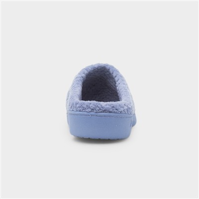 Popcorn Terry Womens Iris Blue Slipper
