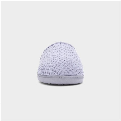 Popcorn Terry Womens Grey Slipper