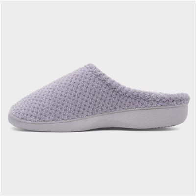 Popcorn Terry Womens Grey Slipper