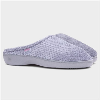 Popcorn Terry Womens Grey Slipper