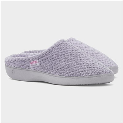 Popcorn Terry Womens Grey Slipper