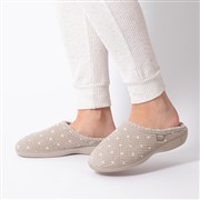 Totes Popcorn Terry Womens Beige Slipper (Click For Details)