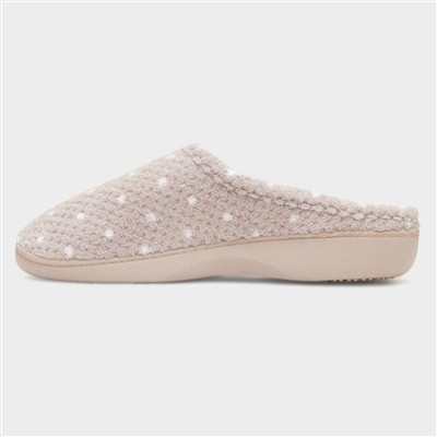 Popcorn Terry Womens Beige Slipper