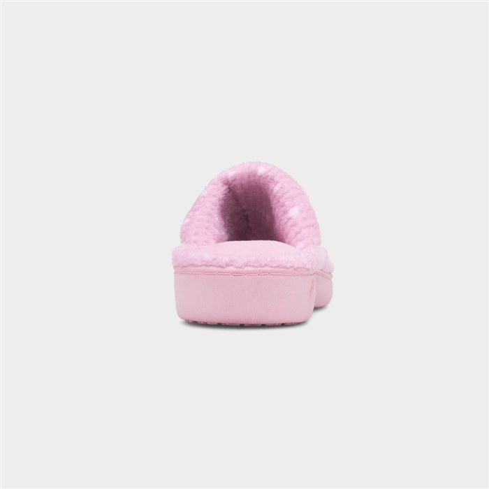 Popcorn Turnover Womens Pink Spot Slipper