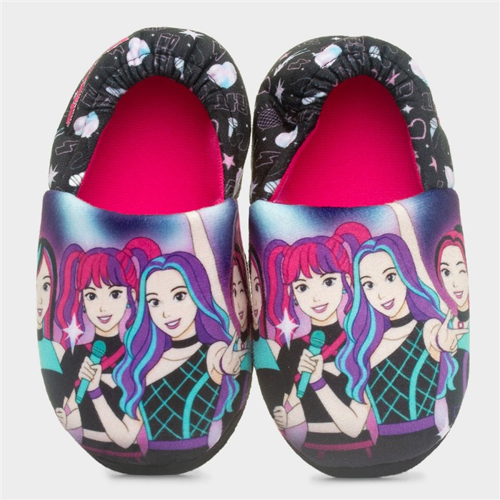 Girl Band Kids Multi Full Character Slipper