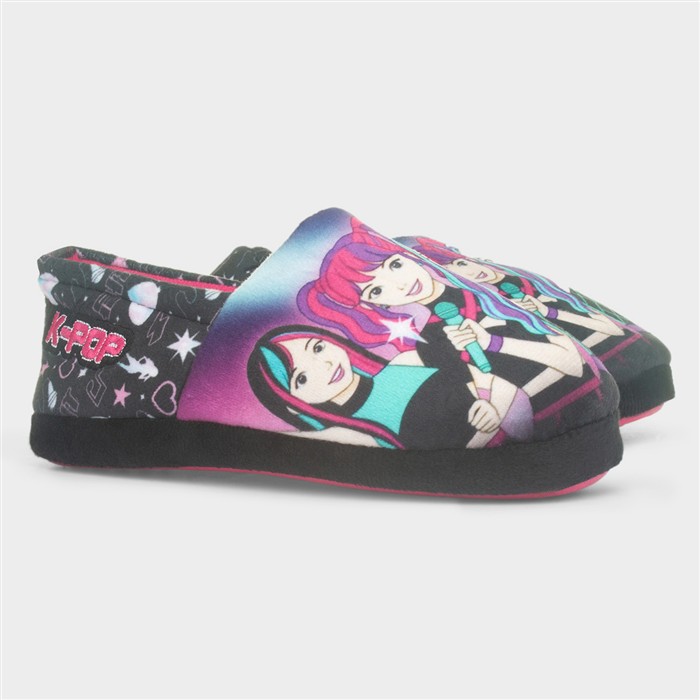 Girl Band Kids Multi Full Character Slipper